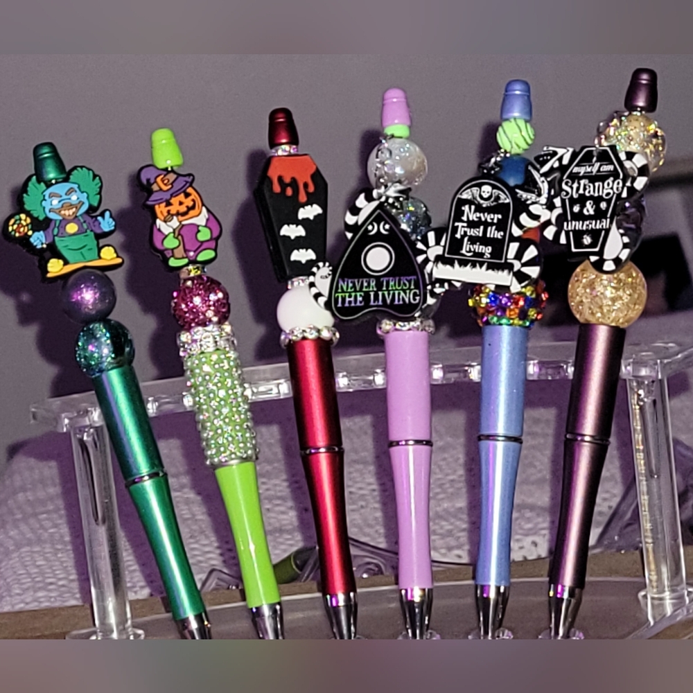 Beaded pens